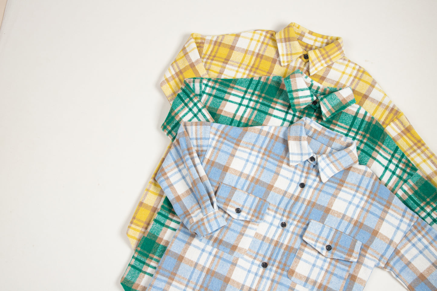 Sky Blue Plaid Shacket, S-2XL