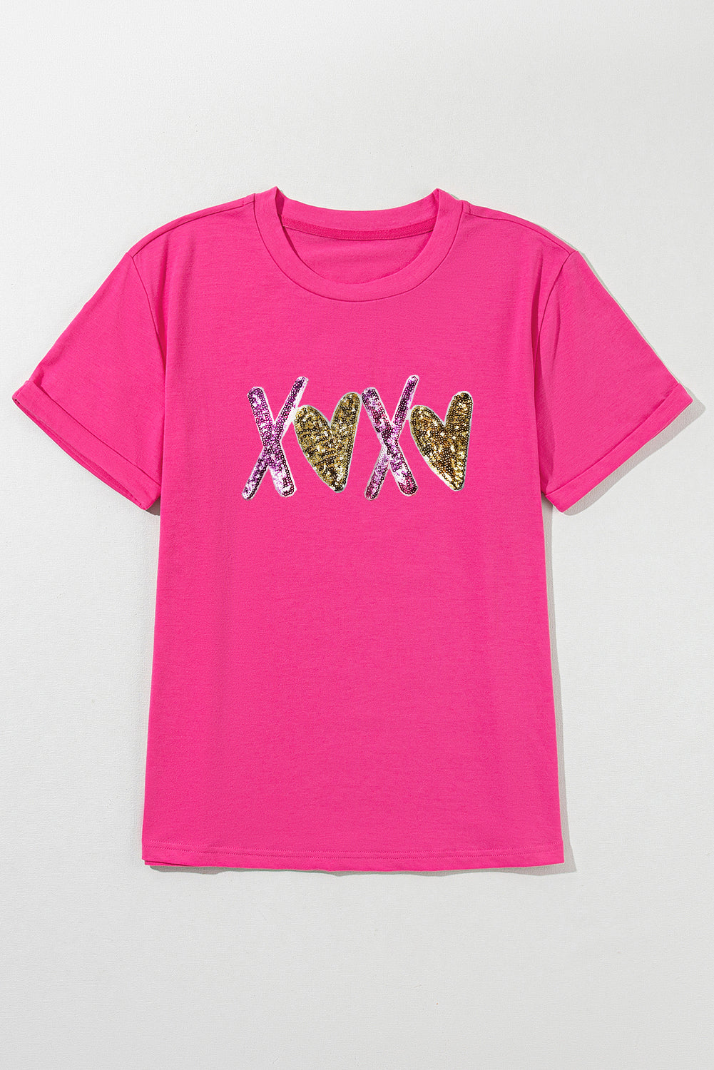 XOXO Graphic Crewneck Valentines T Shirt