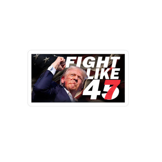 “Fight Like 45/47” Sticker Kiss-Cut Decal