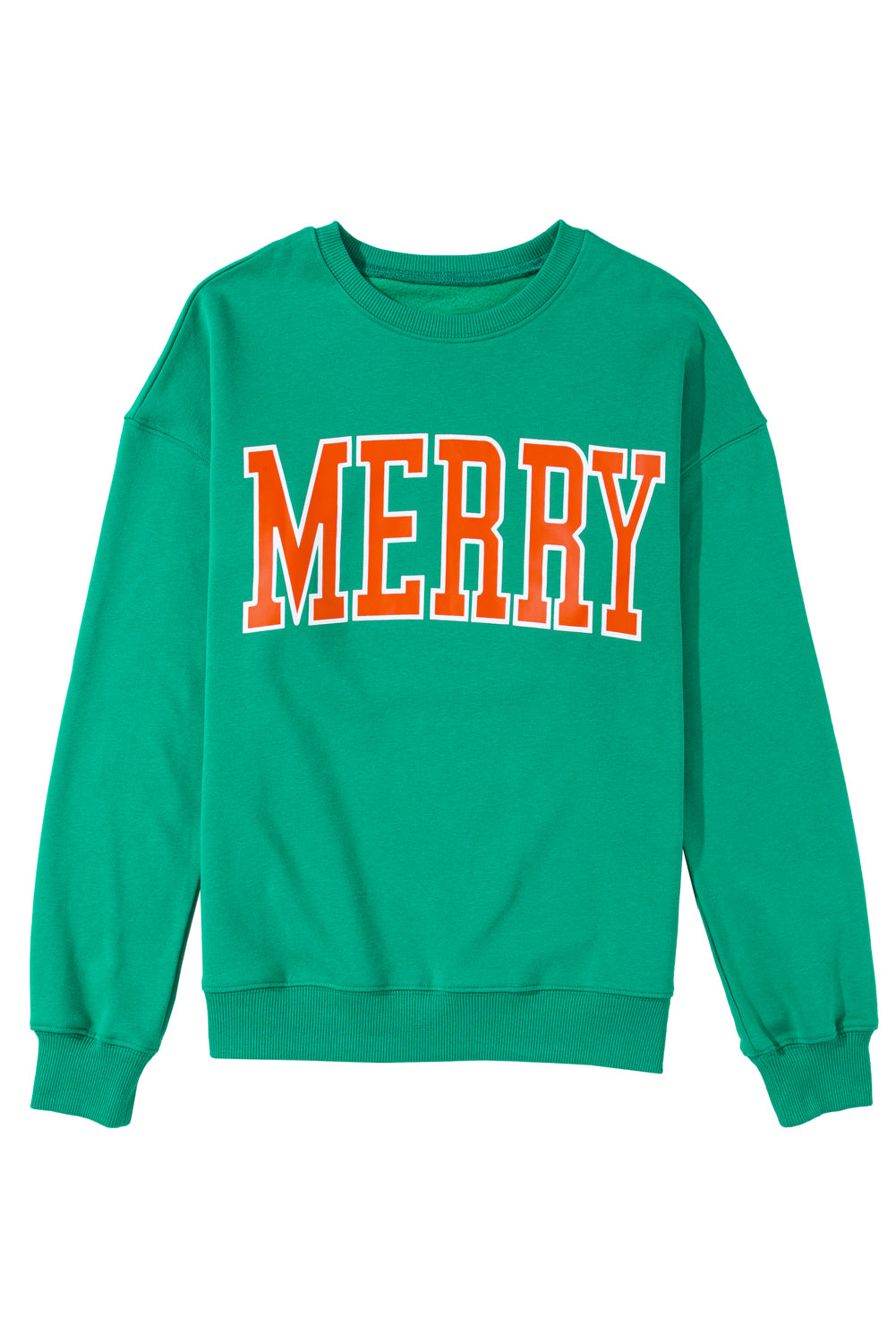 LUCKY Chenille Embroidered Pullover Sweatshirt, S-XL