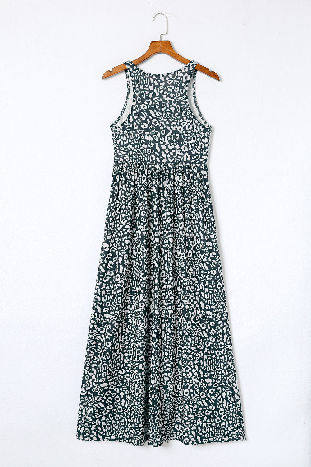 Leopard Print Sleeveless Maxi Dress, S-3X, Several color choices!