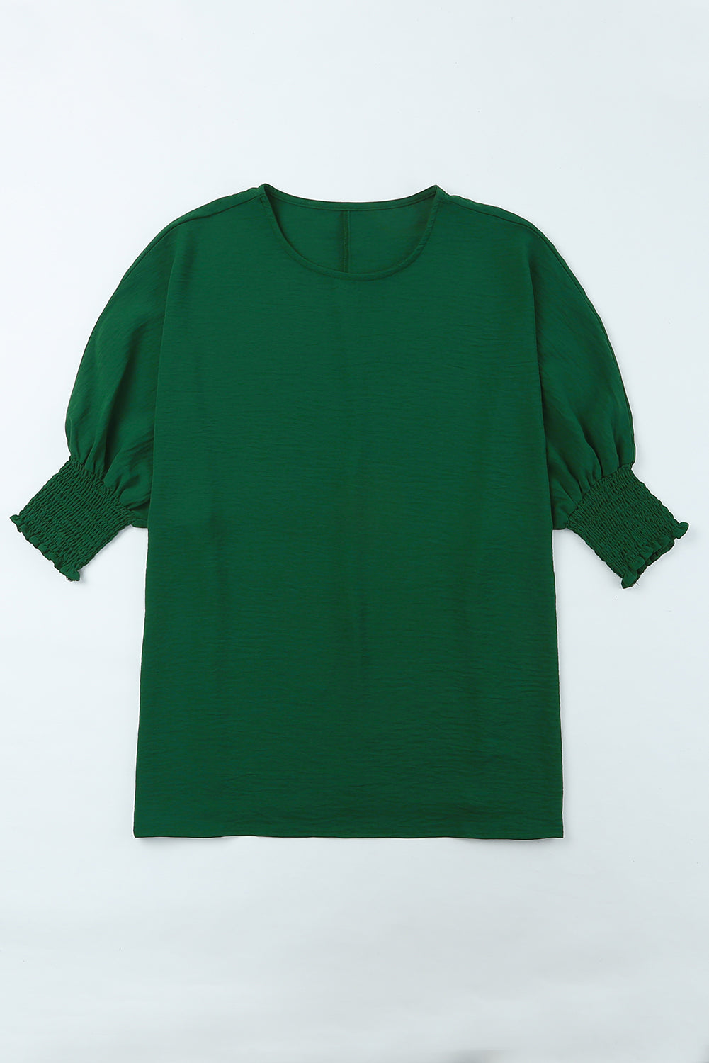 A BH FAVE! Crinkle Texture Puff Sleeve Top, S-2XL, Several color choices!