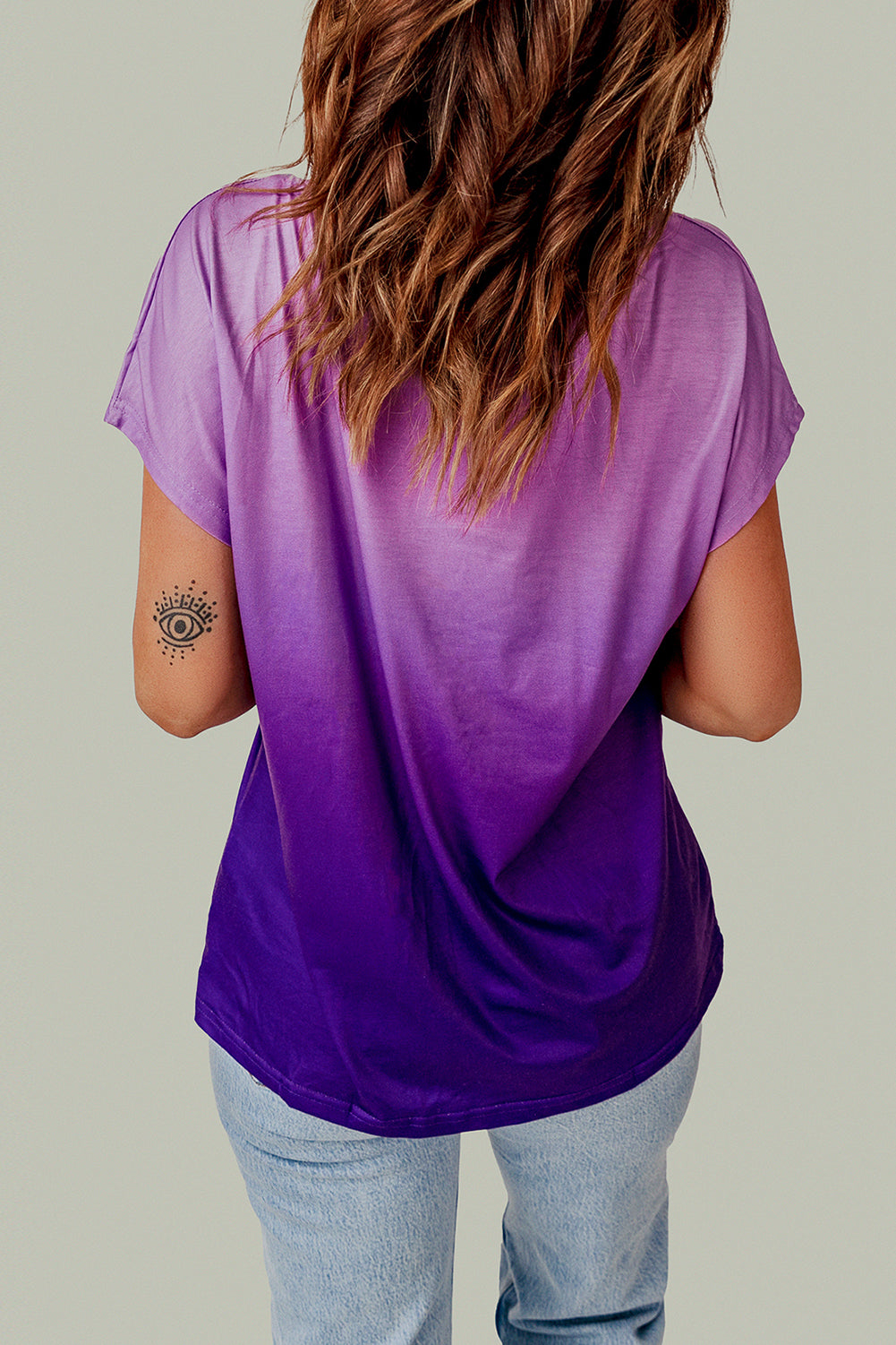 Gradient Short Sleeve T-Shirt, S-2XL